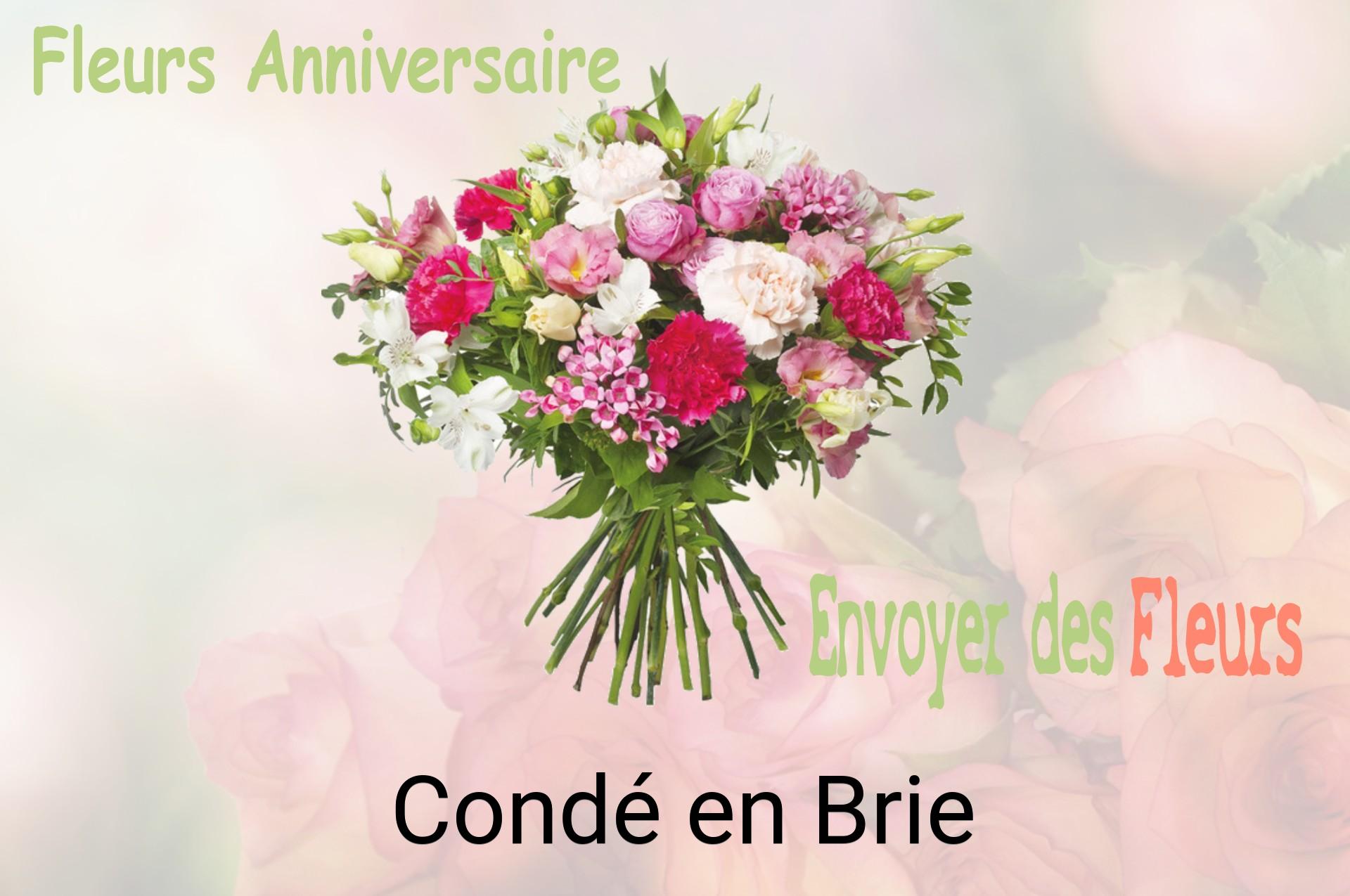 Bouquet de fleurs d’anniversaire livré à Condé-en-Brie
