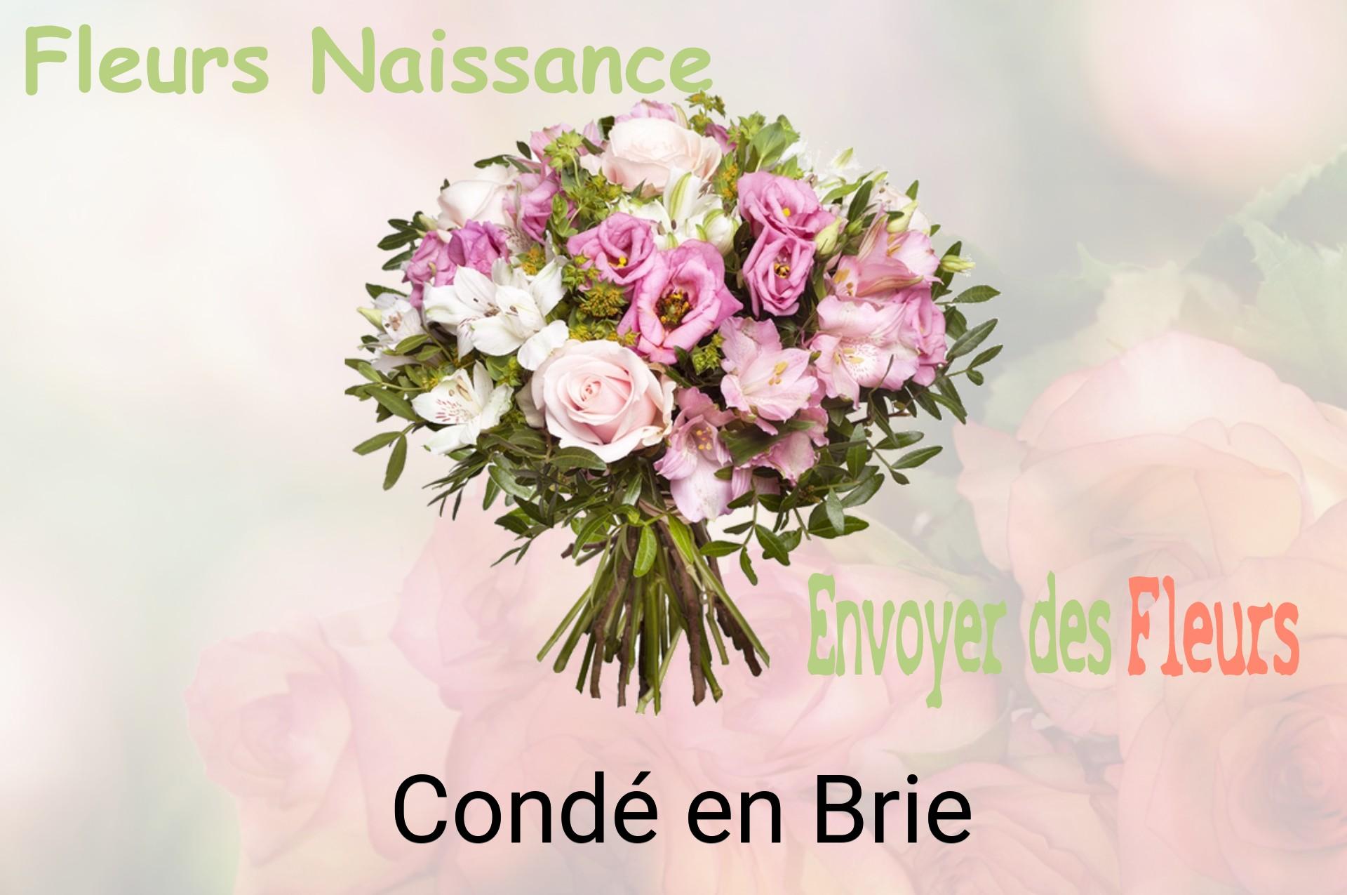 Bouquet de fleurs de naissance livré à Condé-en-Brie