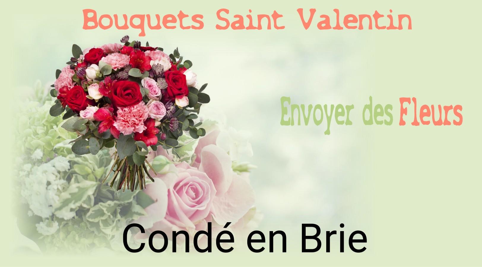 Roses de Saint-Valentin livrées à Condé-en-Brie
